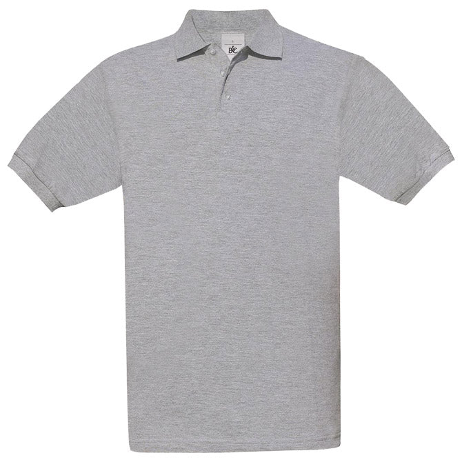 MAJICA KRATKI RUKAVI B&C SAFRAN POLO 180G SVIJETLO SIVA M