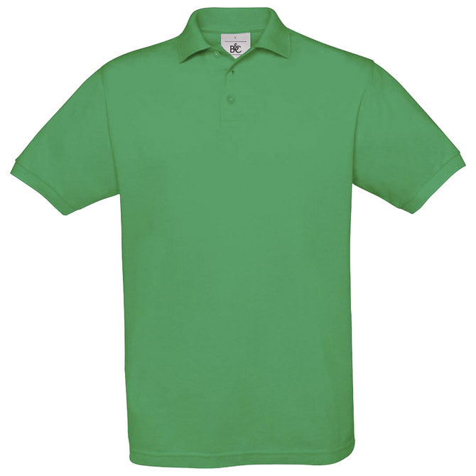 MAJICA KRATKI RUKAVI B&C SAFRAN POLO 180G TRAVA ZELENA S-EOL!!