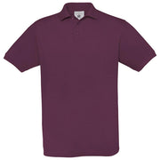 MAJICA KRATKI RUKAVI B&C SAFRAN POLO 180G BORDO M-EOL!!