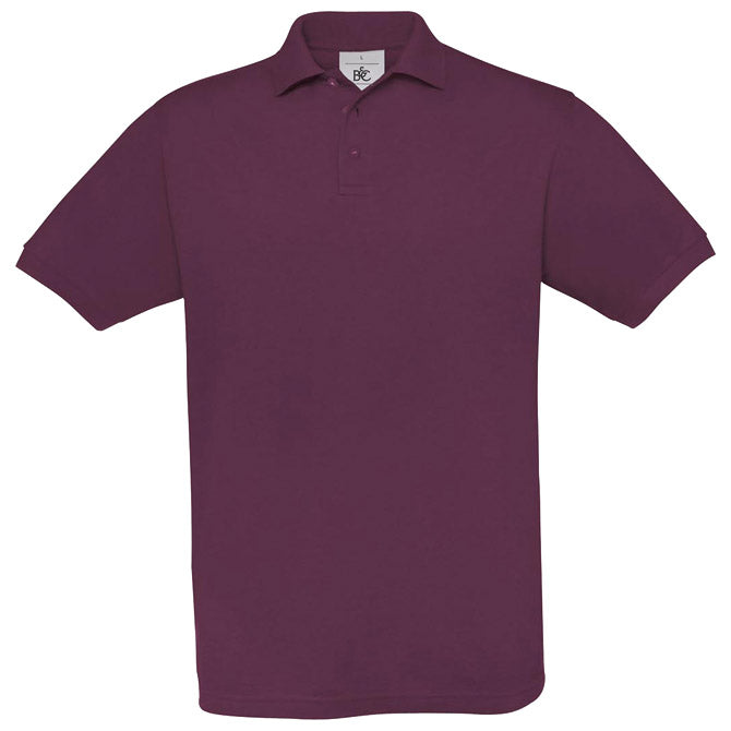 MAJICA KRATKI RUKAVI B&C SAFRAN POLO 180G BORDO 2XL-EOL!!