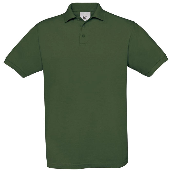 MAJICA KRATKI ROKAVI B&C SAFRAN POLO 180G TEMNO ZELENA L-EOL!!