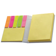 Samolepilni blok 2 kosa plus 5 zastavic..v korici easy 128306