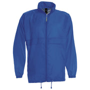 VJETROVKA S KAPULJAČOM ZIP UNISEX B&C SIROCCO ZAGREBAČKO PLAVA 3XL