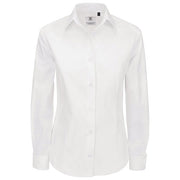 KOŠULJA ŽENSKA DUGI RUKAVI B&C HERITAGE 120G BIJELA 2XL