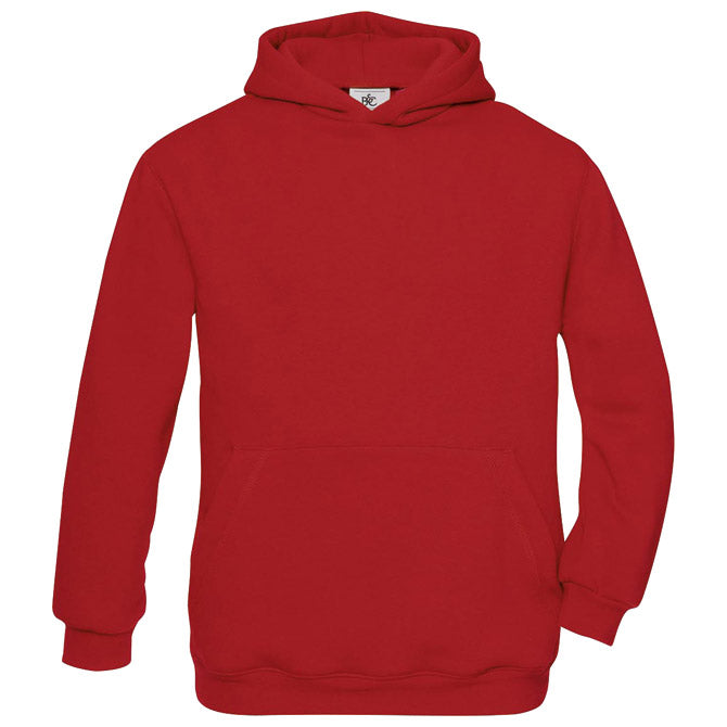 MAJICA HOODED OTROŠKA B&C 280G RDEČA 12/14