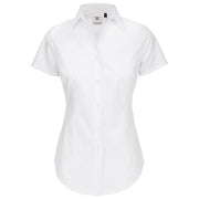 KOŠULJA ŽENSKA KRATKI RUKAVI B&C BLACK TIE 135G BIJELA 2XL-EOL!!