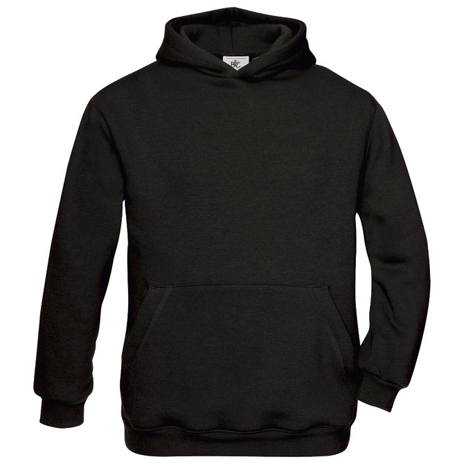 MAJICA HOODED KIDS B&C 280G CRNA 12/14