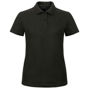 MAJICA KRATKI RUKAVI POLO B&C ID.001/WOMEN 180G CRNA XL