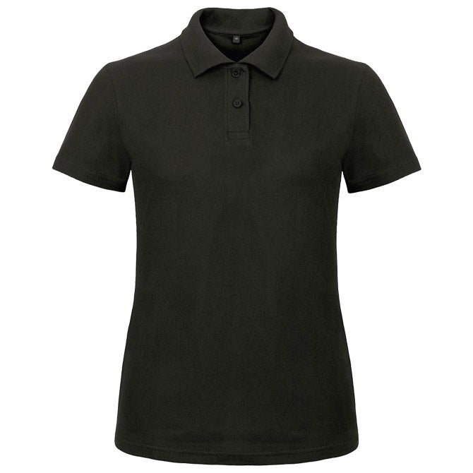 MAJICA KRATKI RUKAVI POLO B&C ID.001/WOMEN 180G CRNA 2XL