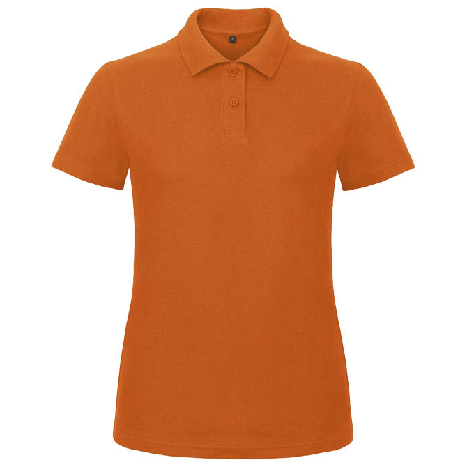 MAJICA KRATKI RUKAVI POLO B&C ID.001/WOMEN 180G NARANČASTA S