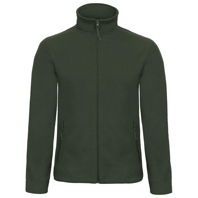 JAKNA ZIP-FLIS B&C ID.501 280G ZELENA 2XL