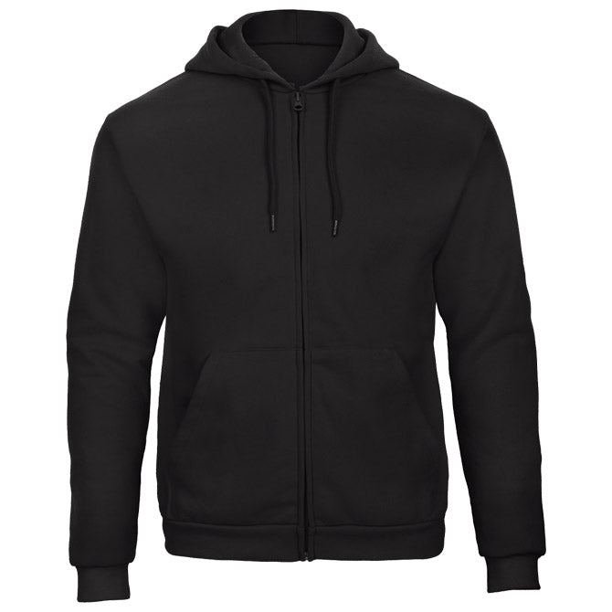 MAJICA DUGI RUKAVI ZIP B&C ID.205 270G CRNA M