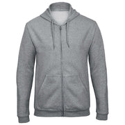 MAJICA DUGI RUKAVI ZIP B&C ID.205 270G SVIJETLO SIVA L