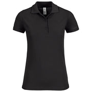 MAJICA KRATKI ROKAVI B&C SAFRAN TIMELESS ŽENSKA 180G ČRNA XL