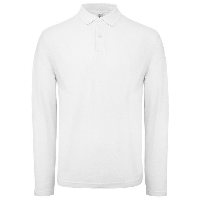 MAJICA DUGI RUKAVI POLO B&C ID.001 LSL 180G BIJELA XL