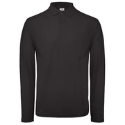 MAJICA DUGI RUKAVI POLO B&C ID.001 LSL 180G CRNA L