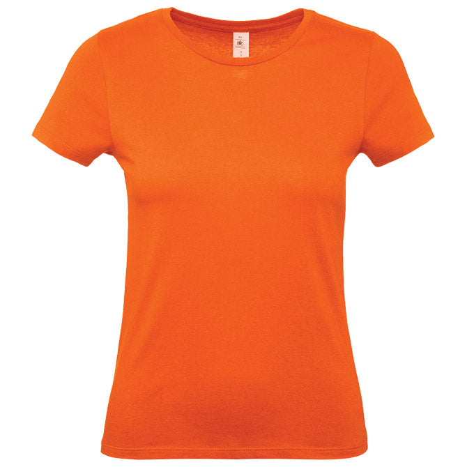 MAJICA KRATKI ROKAVI B&C #E190/WOMEN ORANŽNA S
