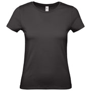 MAJICA KRATKI RUKAVI B&C #E190/WOMEN CRNA 2XL