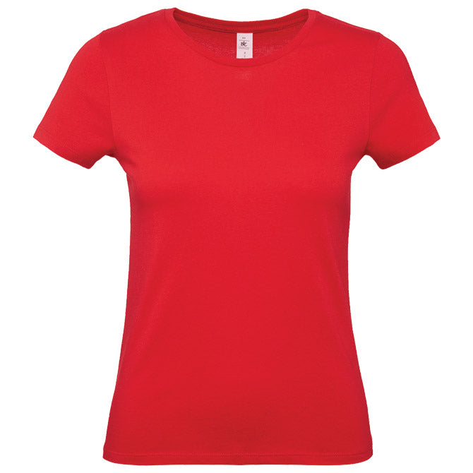 MAJICA KRATKI RUKAVI B&C #E150/WOMEN CRVENA M
