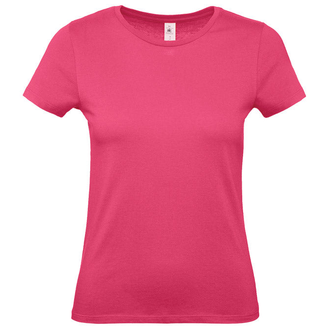 KRATKOROKAVSKA MAJICA B&C #E150/WOMEN ROZA L