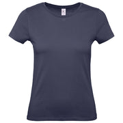 MAJICA S KRATKIMI ROKAVI B&C #E150/WOMEN URBAN TEMNO MODRA XL!!