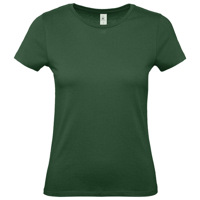MAJICA KRATKI RUKAVI B&C #E150/WOMEN TAMNO ZELENA XL