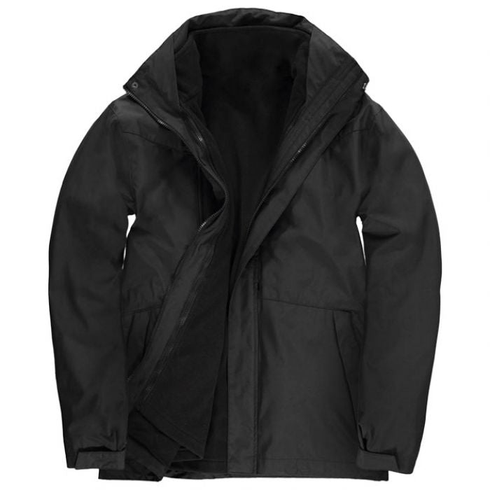 JAKNA ZIP UNISEX B&C CORPORATE 3-IN-1 CRNA M * DO ISTEKA ZALIHA