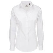 KOŠULJA ŽENSKA DUGI RUKAVI B&C BLACK TIE 135G BIJELA 2XL-EOL!!