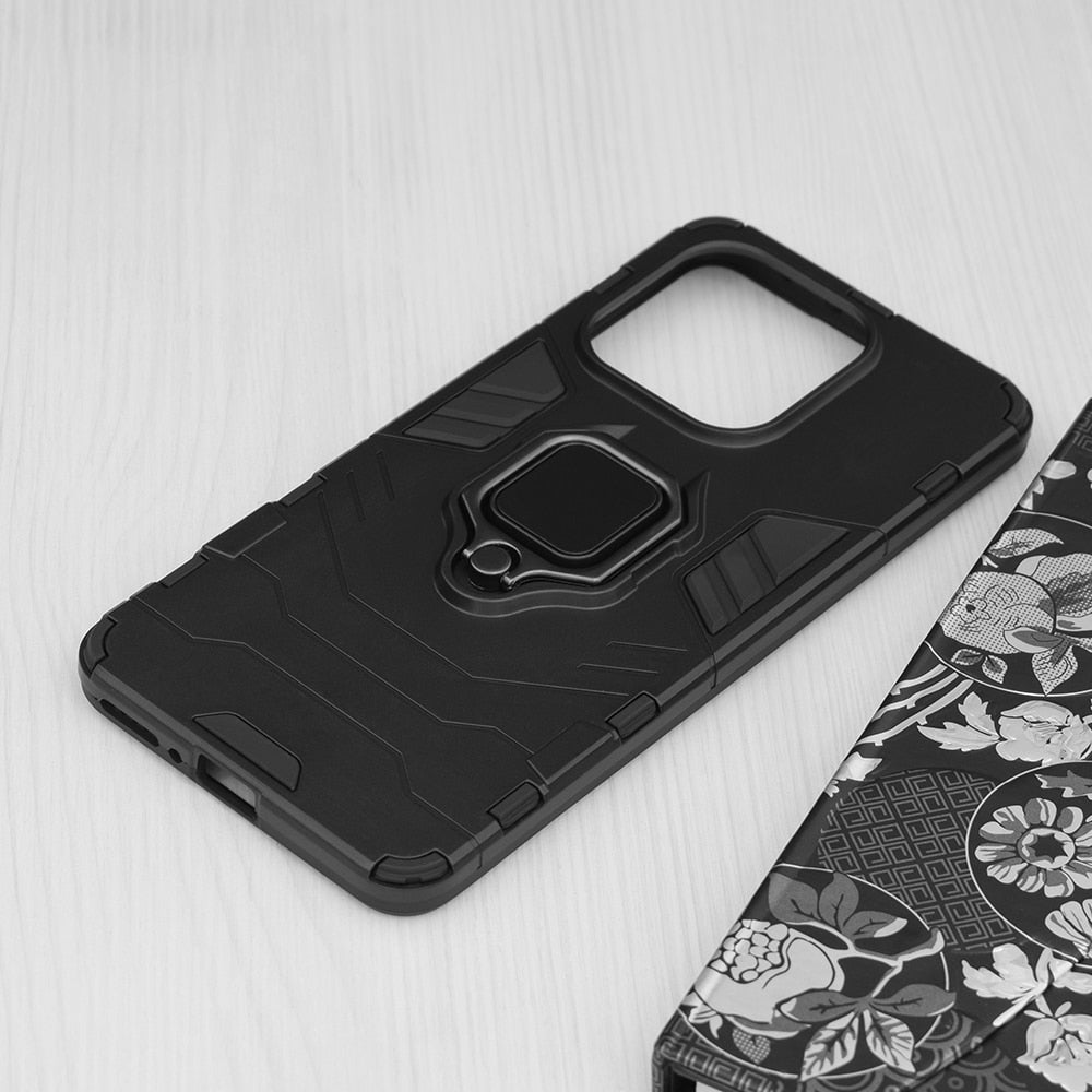 Techsuit Silicone Shield maska za Xiaomi Redmi Note 13 4G – crna