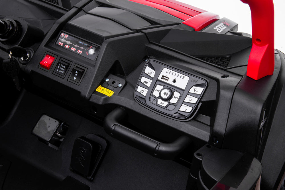 Buggy na akumulator STRONG A032 - dvosjed - crveni