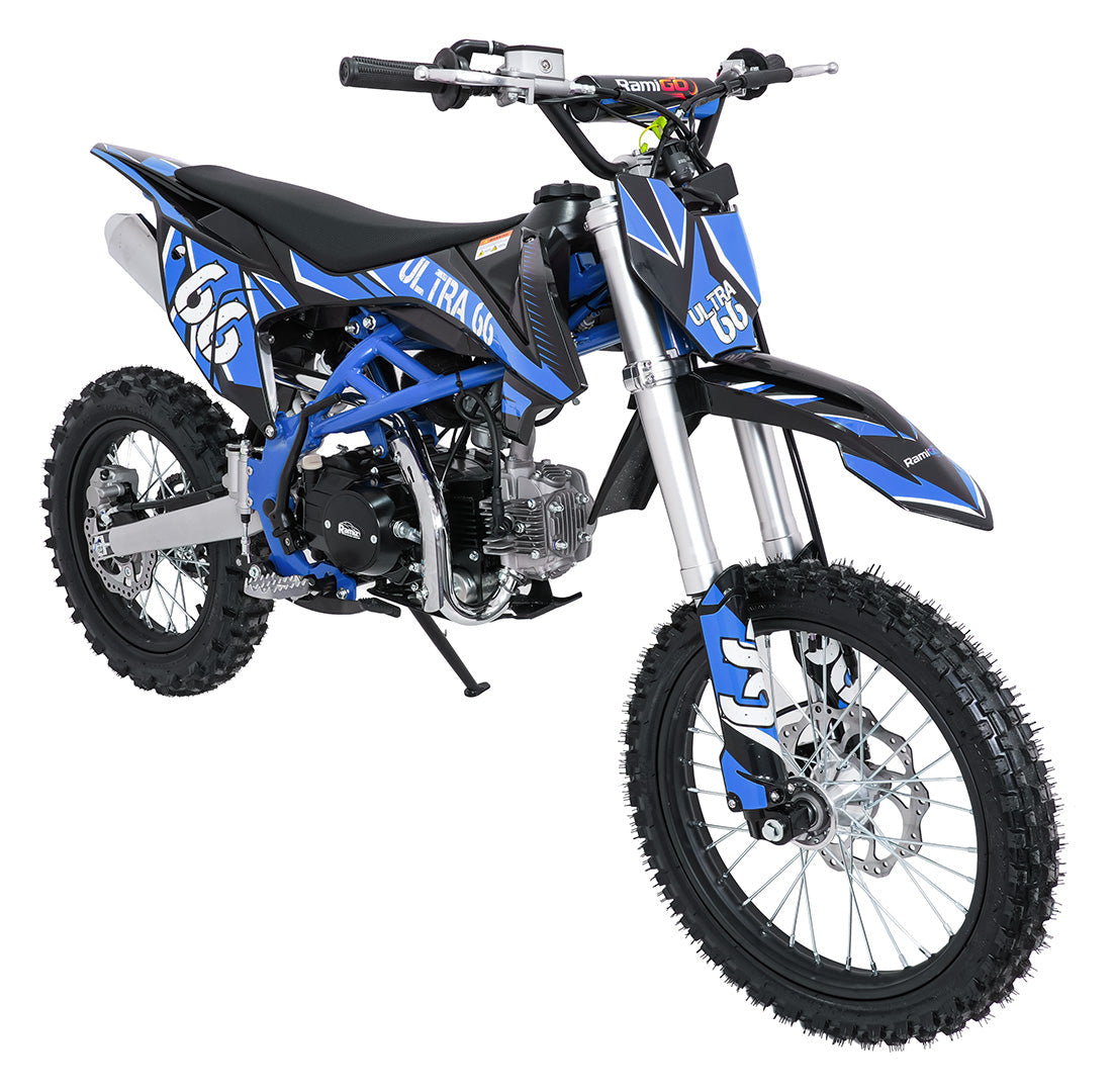 Cross motor na benzin ULTRA 66 125cc - Plavi