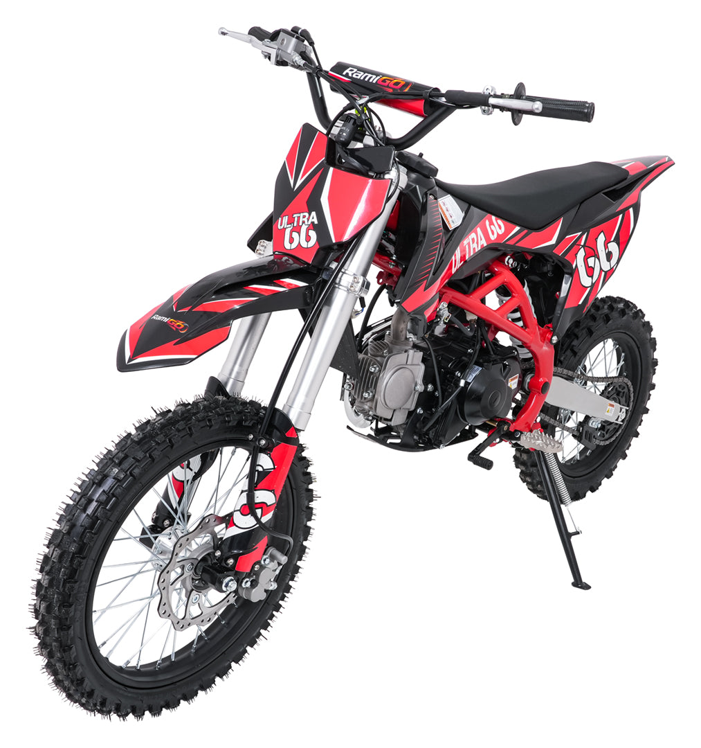 Cross motor na benzin ULTRA 66 125cc - crveni