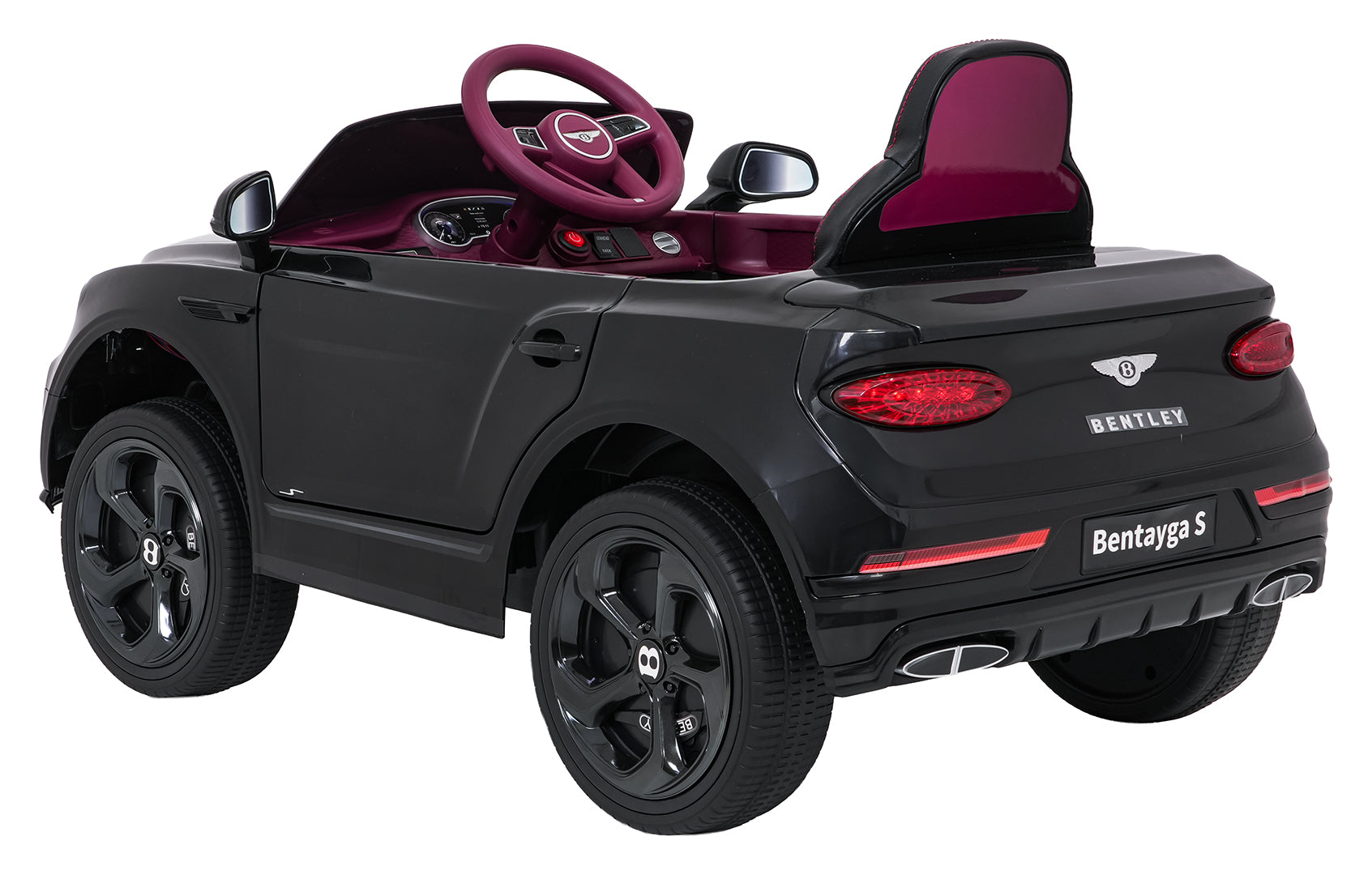 Licencirani auto na akumulator Bentley Bentayga S - crni