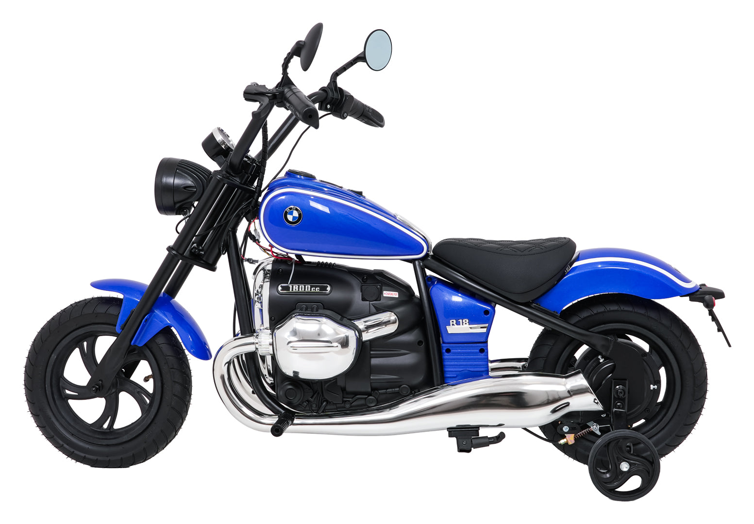 Licencirani motor na akumulator BMW R18 - plavi