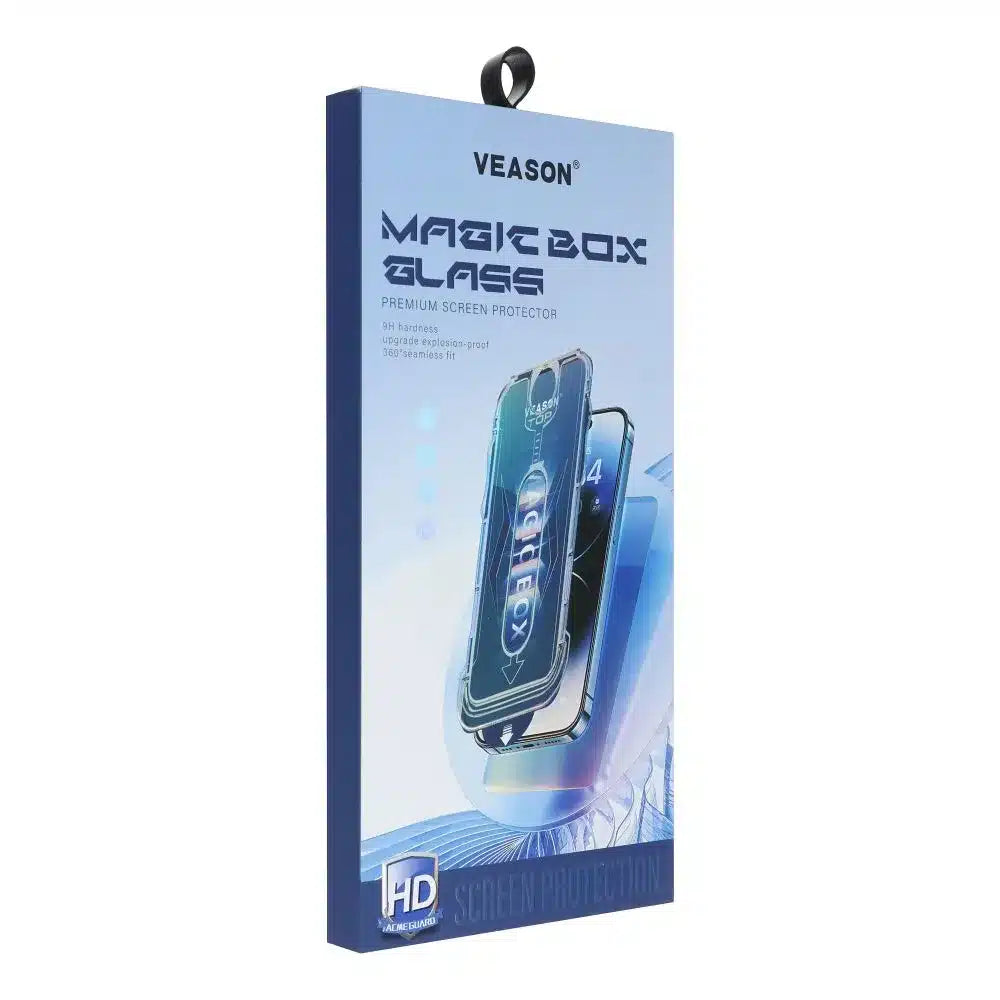 Kaljeno staklo 6D Pro Veason Easy-Install Glass – za iPhone 14 Pro crno
