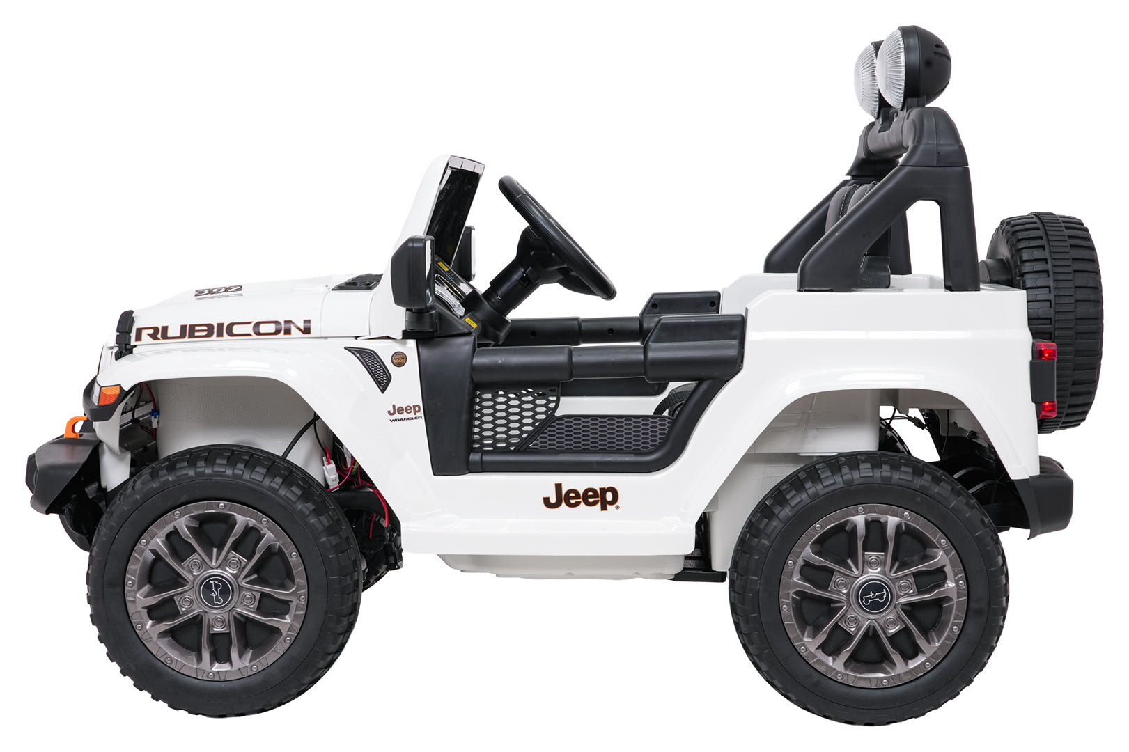 Licencirani auto na akumulator Jeep Wrangler Rubicon LIFT - bijeli