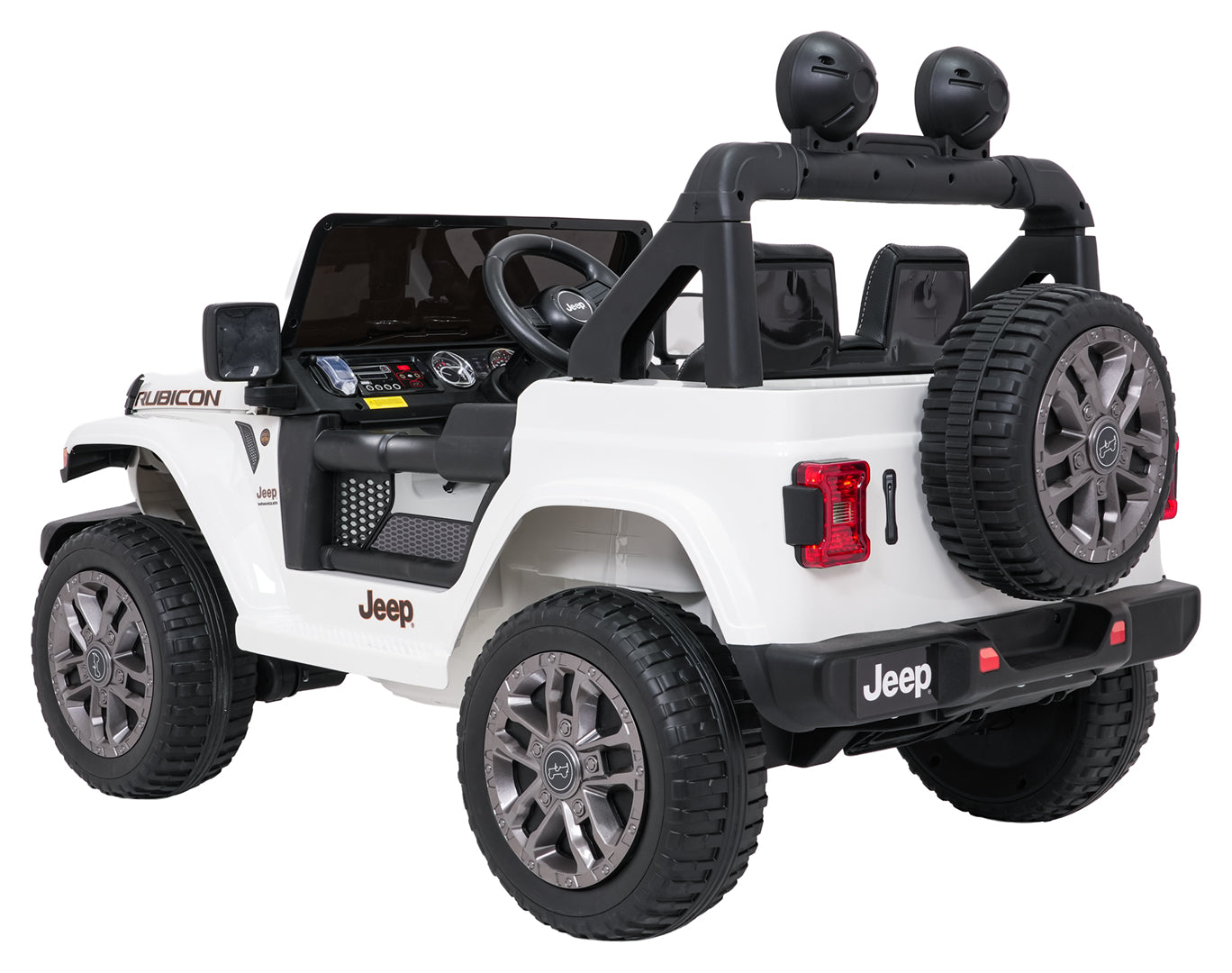 Licencirani auto na akumulator Jeep Wrangler Rubicon LIFT - bijeli