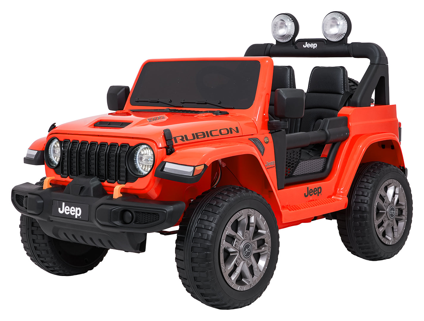 Licencirani auto na akumulator Jeep Wrangler Rubicon LIFT - narančasti