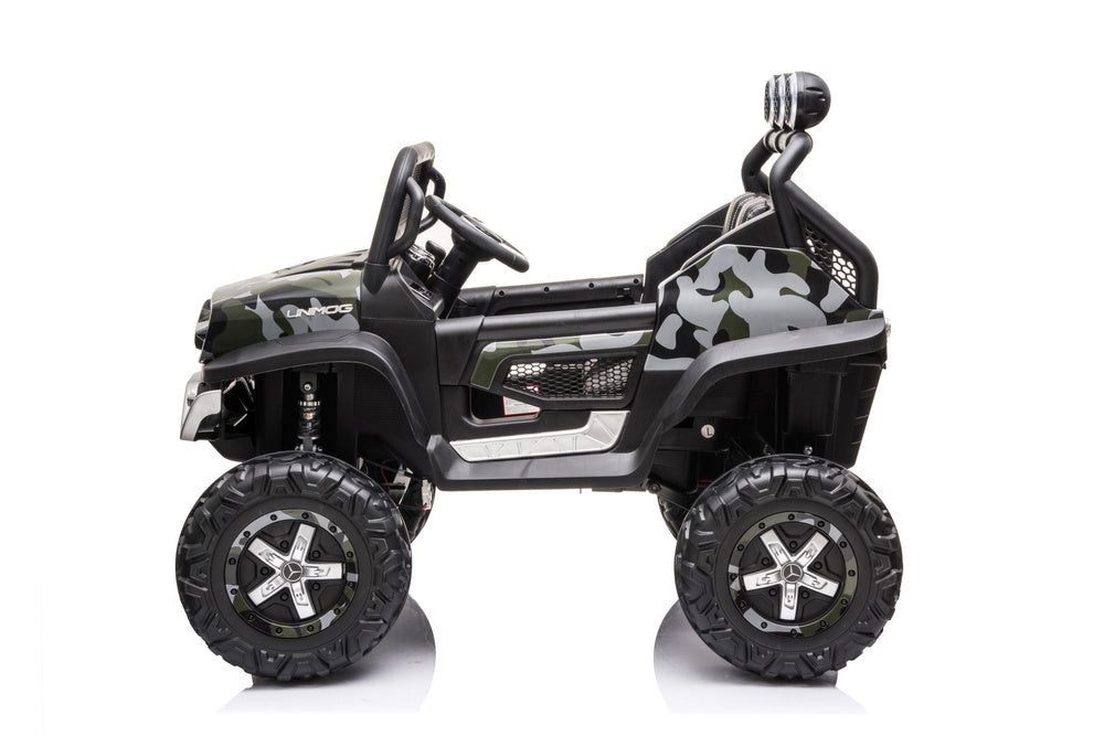 Licencirani auto na akumulator Mercedes Unimog S - moro/army