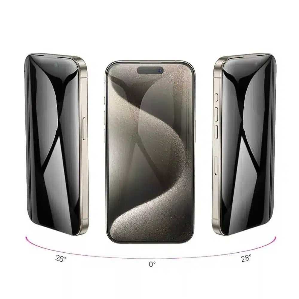 HOCO kaljeno privacy staklo 360 stupnjeva za iPhone 15 Pro