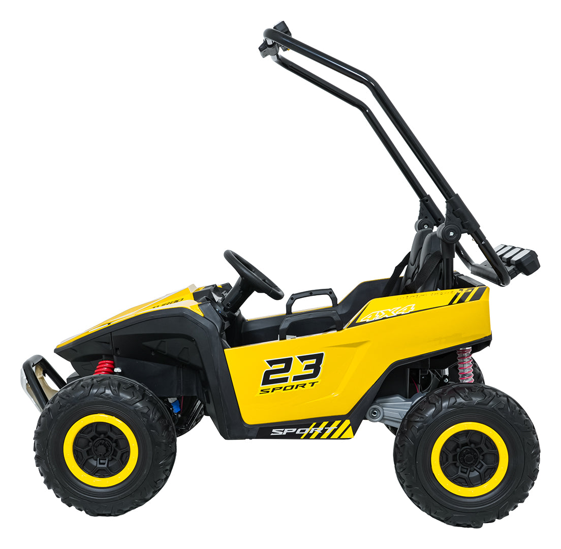 Buggy na akumulator 4x4 TURBO 23 - dvosjed - žuti