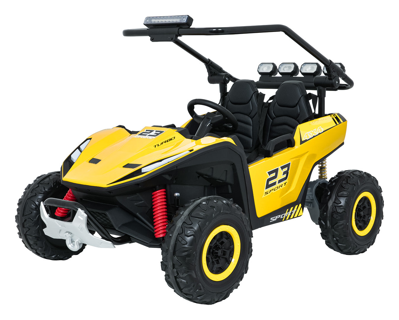 Buggy na akumulator 4x4 TURBO 23 - dvosjed - žuti