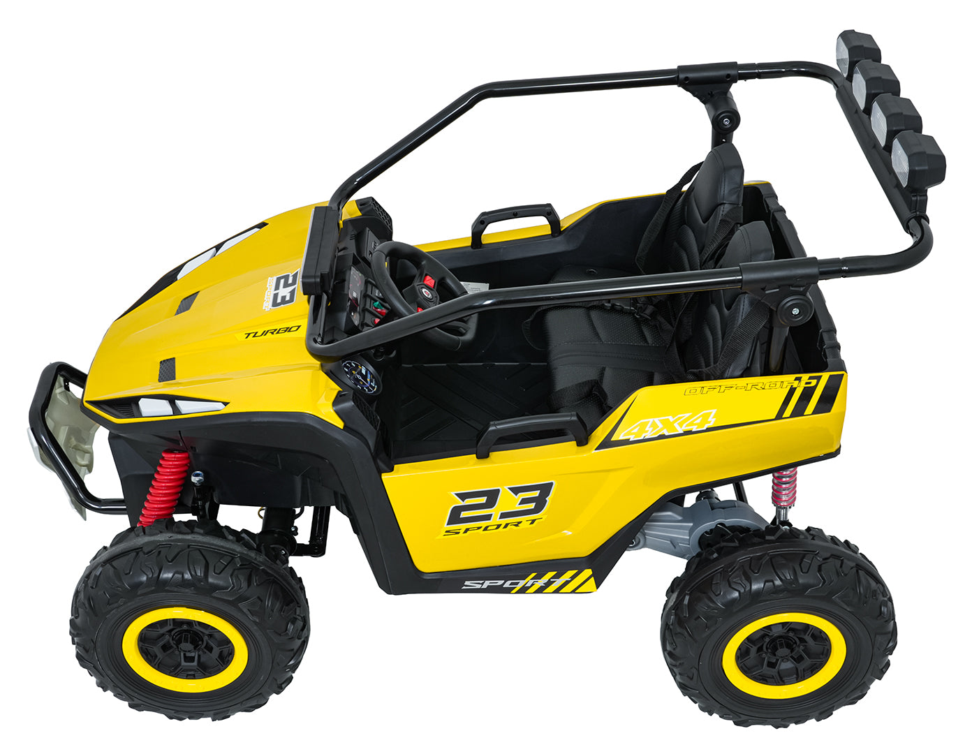 Buggy na akumulator 4x4 TURBO 23 - dvosjed - žuti