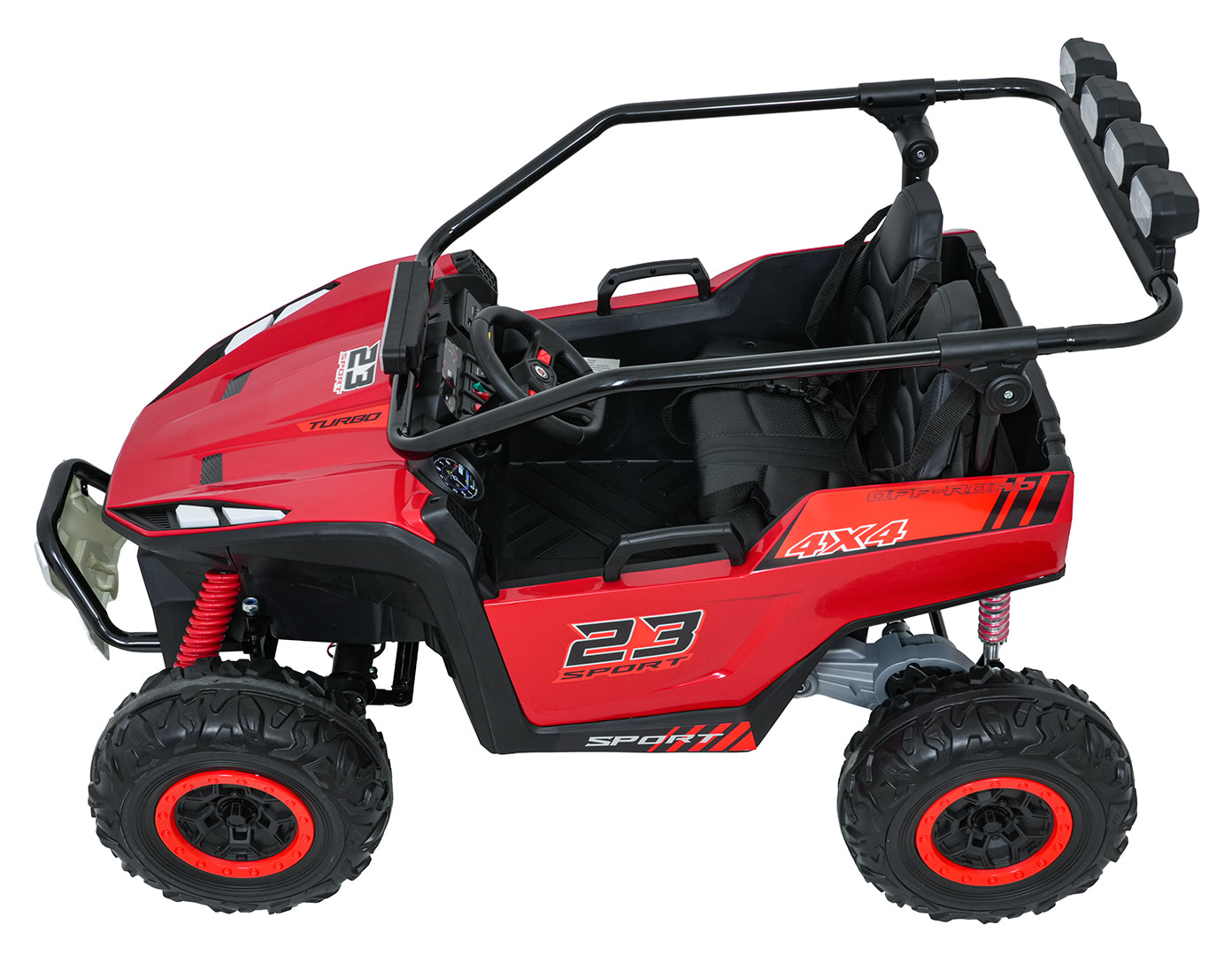 Buggy na akumulator 4x4 TURBO 23 - dvosjed - crveni
