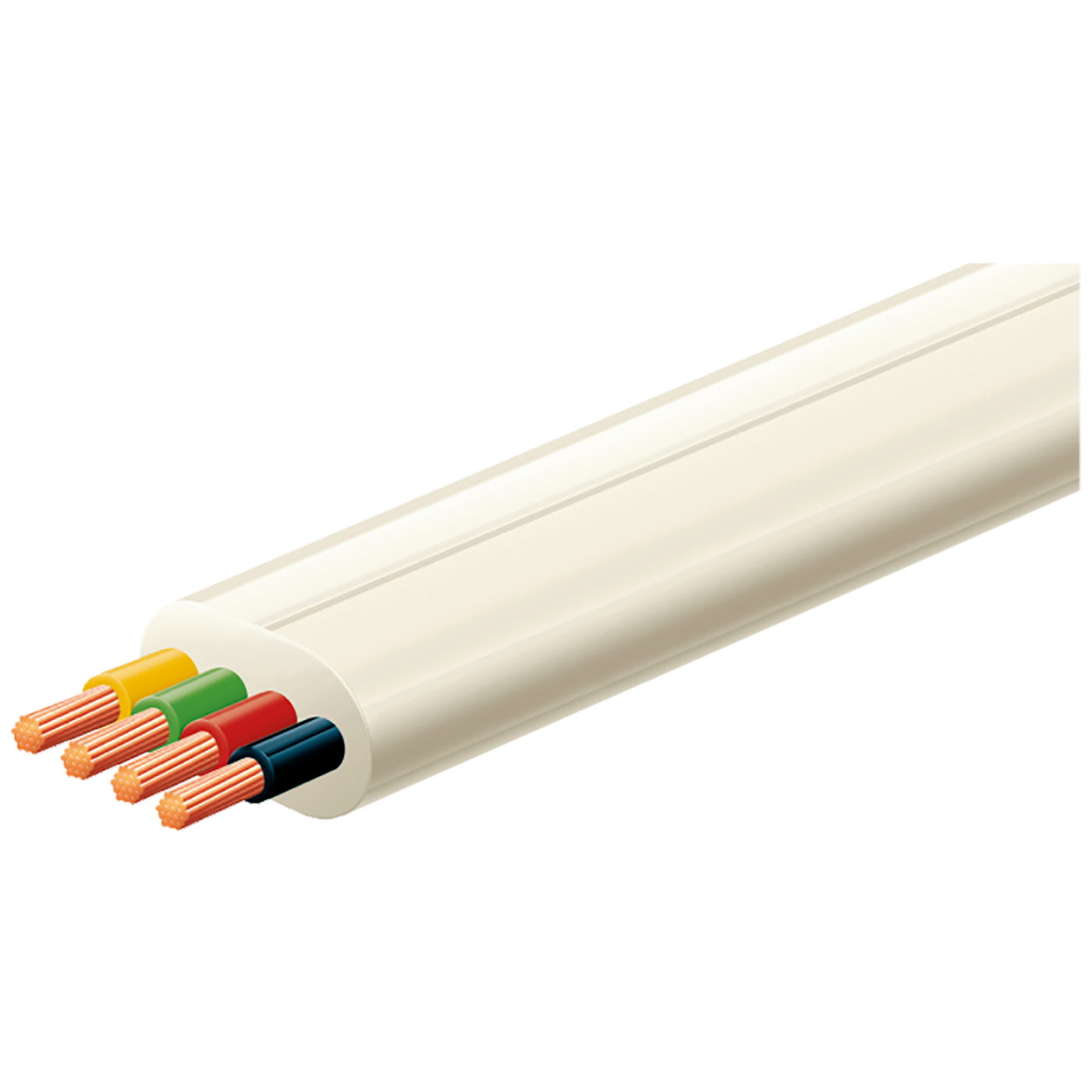 home Telefonski kabel, bakar, 4/4, 100 met., bijeli - TK 1/WH