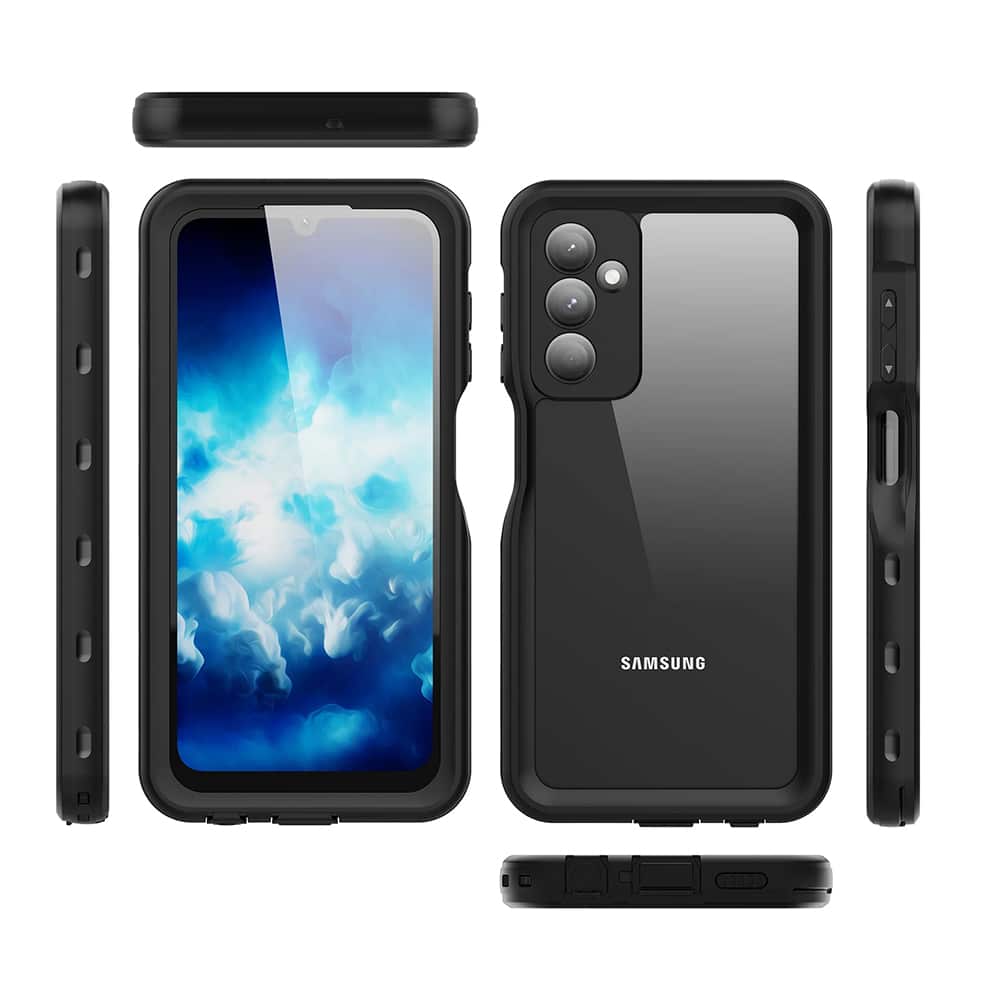 ShellBox – Vodootporna IP68 360° maska za Samsung Galaxy A25 5G – Crna