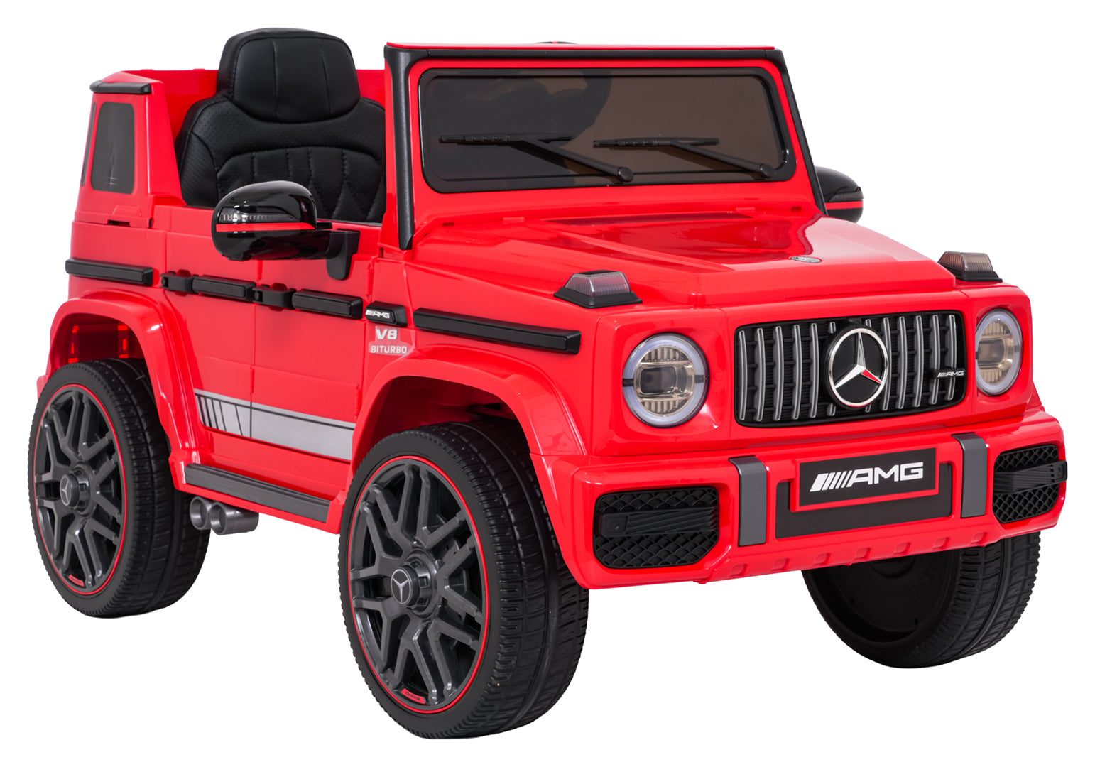 Licencirani auto na akumulator Mercedes G63 AMG LIFT - crveni
