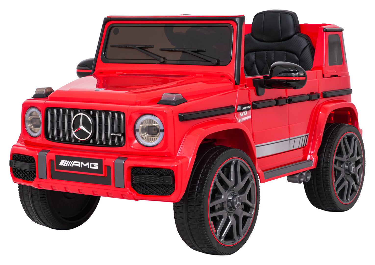 Licencirani auto na akumulator Mercedes G63 AMG LIFT - crveni