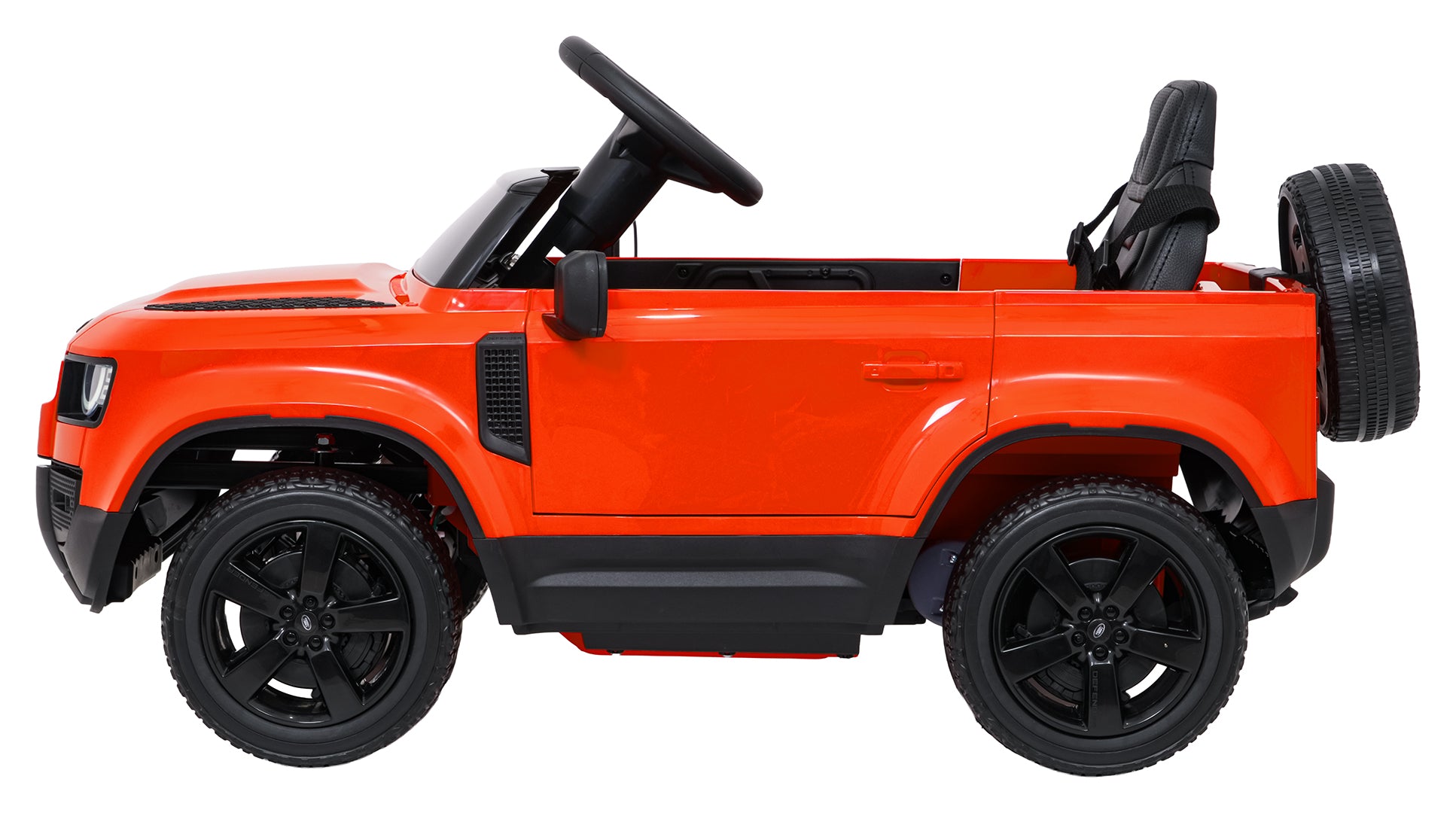 Licencirani auto na akumulator Land Rover Defender 4x4 - narančasti