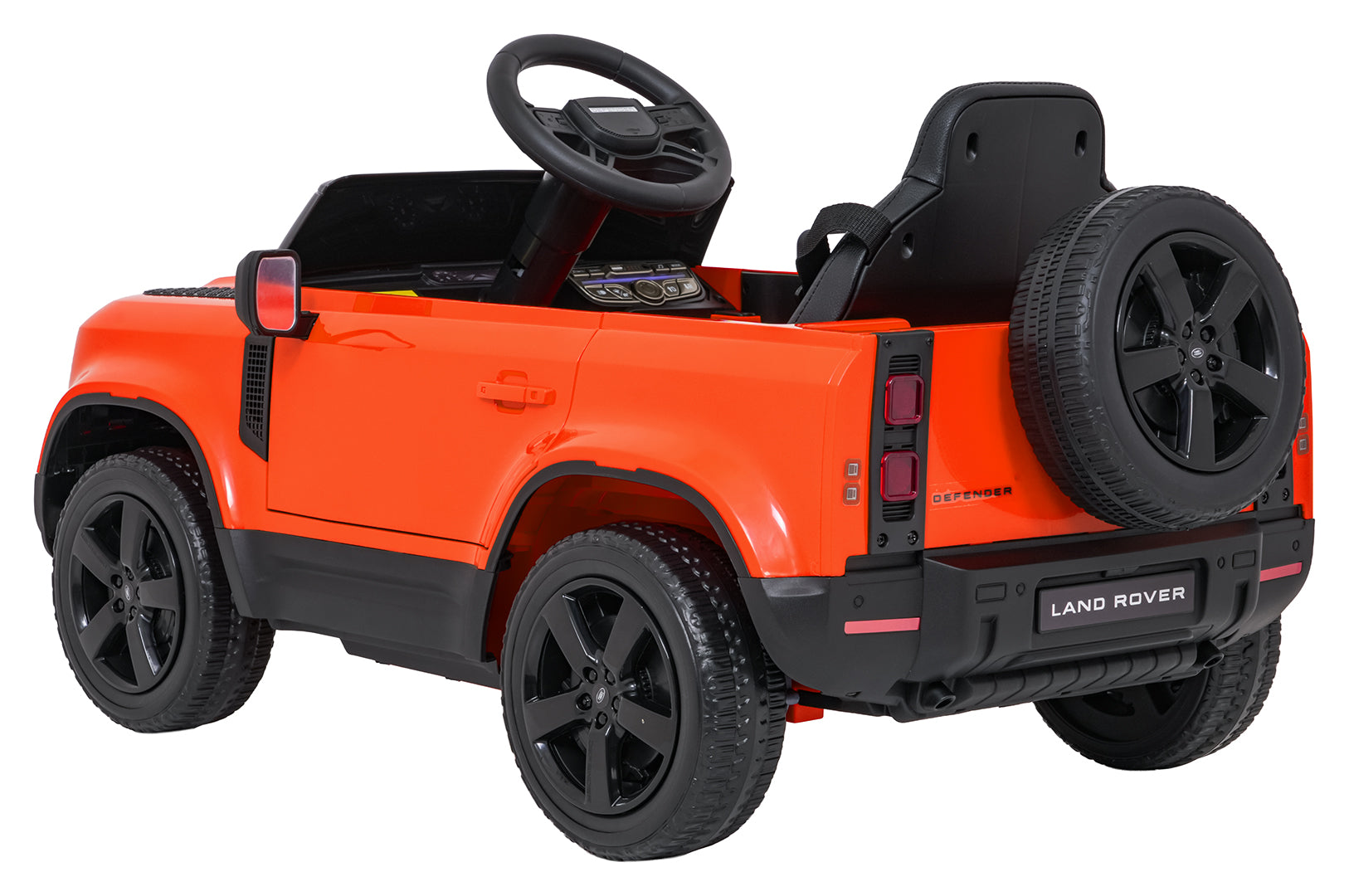 Licencirani auto na akumulator Land Rover Defender 4x4 - narančasti